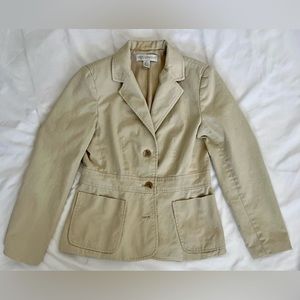Petite Sophisticate size 4 khaki jacket